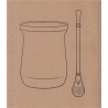 set de mate promocional de acero inoxidable para clientes